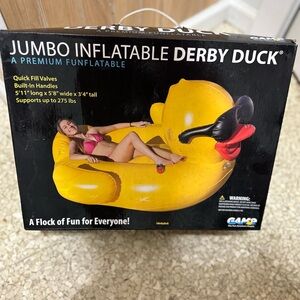 Jumbo Inflatable Derby Duck